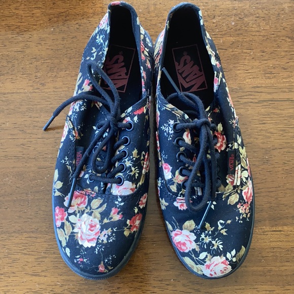 Vans Authentic Low Pro Floral Shoes Sneakers - Picture 9 of 9